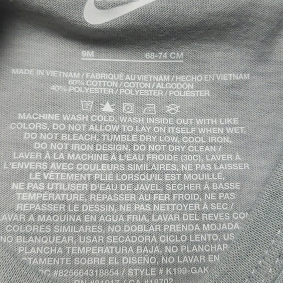 Nike Baby Girls Sparkle Bodysuits - 3 Pack - Picture 8 of 15